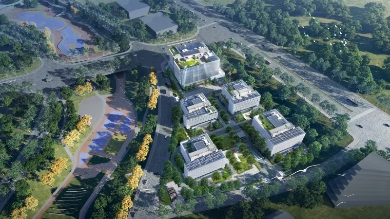 蜀道新途啟 新歲盛業興 騰暉無人塔吊落地中建五局四川總部基地項目